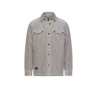camel active Herren Cord Overshirt aus 100% Baumwolle | Langarm Hemd mit Kentkragen und Pattentaschen im Relaxed Fit - glatte Oberfläche - pflegeleicht und strapazierfähig