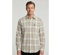 Langarmhemd CAMEL ACTIVE, Herren, Gr. XXL, N-Gr, stormy blau, Web, Obermaterial: 100% Baumwolle, kariert, normal hüftbedeckend, Rundhals, 2-Knopf-Manschette, Hemden (31060714-XXL) stormy blau
