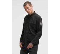 Langarmhemd CAMP DAVID, Herren, Gr. 3XL, Normalgrößen, grau, Web, Material: 100% Baumwolle, bedruckt, bestickt, figurbetont normal, 1-Knopf-Manschette, Hemden, mit Brusttaschen (55389009-XXXL) grau