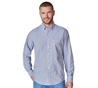 Langarmhemd CASAMODA "CASAMODA Freizeithemd gestreift", Herren, Gr. 4XL, Normalgrößen, dunkelblau, Hemden (13286464-4XL) dunkelblau