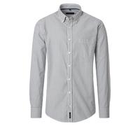 Casa Moda Freizeithemd Casual Fit Gestreift Grün Größe M