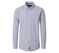 Langarmhemd CASAMODA "CASAMODA Freizeithemd gestreift", Herren, Gr. S, Normalgrößen, blau, 100% Baumwolle, gestreift, comfort fit, Hemden (31149064-S) blau