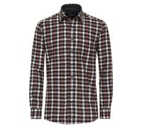 Casa Moda Casual Comfort Fit Hemd braun, Kariert