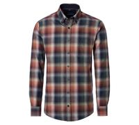Langarmhemd CASAMODA "CASAMODA Freizeithemd kariert", Herren, Gr. 5XL, Normalgrößen, grün (dunkelgrün), 100% Baumwolle, kariert, comfort fit, Hemden (83260340-5XL) dunkelgrün