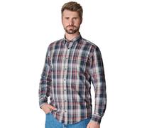 Langarmhemd CASAMODA "CASAMODA Freizeithemd kariert", Herren, Gr. L, Normalgrößen, rot, 100% Baumwolle, kariert, comfort fit, Hemden (52898915-L) rot