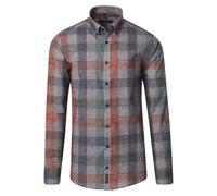 Langarmhemd CASAMODA "CASAMODA Freizeithemd kariert" Gr. M, Normalgrößen, rot Herren Hemden (77300323-M) rot