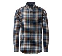 Casa Moda Casual Comfort Fit Hemd braun, Kariert