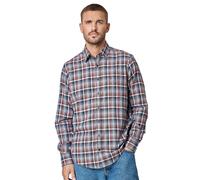 Langarmhemd CASAMODA "CASAMODA Freizeithemd kariert", Herren, Gr. XL, Normalgrößen, rot, 100% Baumwolle, kariert, lässig geschnitten, Hemden (50636502-XL) rot