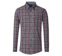 Langarmhemd CASAMODA "CASAMODA Freizeithemd Langarm kariert", Herren, Gr. 3XL, Normalgrößen, rot, 100% Baumwolle, kariert, comfort fit, Hemden (20652337-XXXL) rot