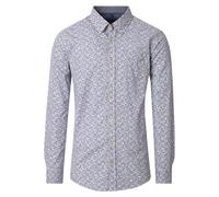 Casa Moda Casual Casual Fit Hemd blau, Bedruckt