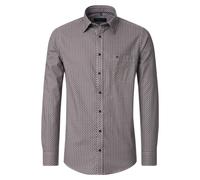 Casa Moda Hemd Freizeithemd Print Comfort Fit Beige/Orange Herren Größe 3XL