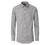 Langarmhemd CASAMODA "CASAMODA Freizeithemd Langarm Print", Herren, Gr. 6XL, Normalgrößen, beige (champagner beige), 100% Baumwolle, bedruckt, lässig geschnitten, Hemden (92467857-6XL) champagner beig
