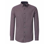 Langarmhemd CASAMODA "CASAMODA Freizeithemd Langarm Print", Herren, Gr. L, Normalgrößen, rot, 100% Baumwolle, bedruckt, comfort fit, Hemden (95983123-L) rot