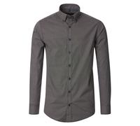 Casa Moda Casual Fit Hemd blau, Bedruckt