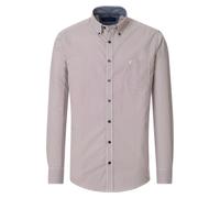 Langarmhemd CASAMODA "CASAMODA Freizeithemd Print", Herren, Gr. XL, Normalgrößen, rot, 100% Baumwolle, bedruckt, comfort fit, Hemden (56953254-XL) rot