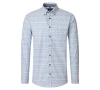Langarmhemd CASAMODA "CASAMODA Freizeithemd Print", Herren, Gr. 4XL, Normalgrößen, beige, 100% Baumwolle, bedruckt, comfort fit, Hemden (59210157-4XL) beige