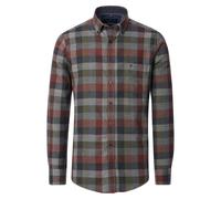 Casa Moda Freizeithemd Print Herren, 100% Baumwolle, bedruckt, Comfort Fit, Rot L