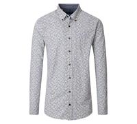 Casa Moda Hemd Casual Comfort Fit - bedruckt - Braun - Gr. M
