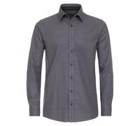 Langarmhemd CASAMODA "CASAMODA Freizeithemd Print", Herren, Gr. M, Normalgrößen, braun, 100% Baumwolle, bedruckt, comfort fit, Hemden (42095622-M) braun