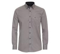 Langarmhemd CASAMODA "CASAMODA Freizeithemd Print", Herren, Gr. M, Normalgrößen, gelb, 100% Baumwolle, bedruckt, comfort fit, Hemden (92779827-M) gelb