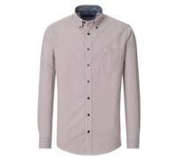 Langarmhemd CASAMODA "CASAMODA Freizeithemd Print", Herren, Gr. XL, Normalgrößen, rosa (rosarot), 100% Baumwolle, bedruckt, lässig geschnitten, Hemden (78361810-XL) rosarot