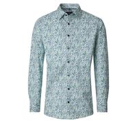 Langarmhemd CASAMODA "CASAMODA Freizeithemd Print", Herren, Gr. XXL, Normalgrößen, grün, 100% Baumwolle, bedruckt, lässig geschnitten, Hemden (44533360-XXL) grün
