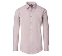 Langarmhemd CASAMODA "CASAMODA Freizeithemd Print", Herren, Gr. XXL, Normalgrößen, rosa (rosarot), 100% Baumwolle, bedruckt, lässig geschnitten, Hemden (47020842-XXL) rosarot