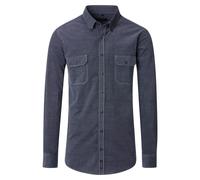 Langarmhemd CASAMODA "CASAMODA Freizeithemd uni", Herren, Gr. 4XL, Normalgrößen, blau (dunkelblau), 100% Baumwolle, unifarben, lässig geschnitten, Hemden (36807745-4XL) dunkelblau