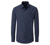 Casa Moda Freizeithemd Uni Comfort Fit Herren Dunkelblau 100% Baumwolle Größe L