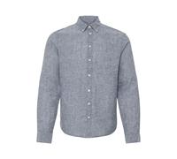 Langarmhemd CASUAL FRIDAY "Langarmhemd CFAnton", Herren, Gr. 3XL, N-Gr, blau (schwarz navy), Obermaterial: 100% Leinen LI., Hemden (58226747-3X) schwarz navy