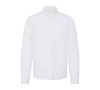 Langarmhemd CASUAL FRIDAY "Langarmhemd CFAnton", Herren, Gr. 3XL, N-Gr, weiß (snow weiß melange), Obermaterial: 100% Leinen LI., Hemden (66000110-3X) snow weiß melange