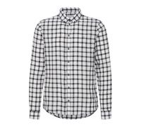Langarmhemd CASUAL FRIDAY "Langarmhemd CFAnton", Herren, Gr. M, N-Gr, schwarz (schwarz navy), Obermaterial: 55% Leinen LI. 45% Baumwolle CO., Hemden (31215952-M) schwarz navy