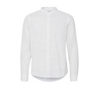 Langarmhemd CASUAL FRIDAY "Langarmhemd CFAnton", Herren, Gr. S, N-Gr, weiß (snow weiß), Obermaterial: 55% Leinen LI. 45% Baumwolle CO., Hemden (71038557-S) snow weiß