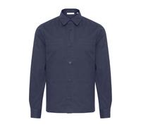 CASUAL FRIDAY Anton Cotton Twill Overshirt Herren Freizeithemd Hemd Überhemd Hemdjacke Hemdkragen Brusttaschen Regular Fit Hochwertiger & Robuster Baumwoll-Twill, Größe:XL, Farbe:Dark Navy (194013)