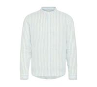 Langarmhemd CASUAL FRIDAY "Langarmhemd CFANTON LS CC linen striped shirt", Herren, Gr. M, N-Gr, blau (chambray blau), Obermaterial: 80% Leinen LI. 20% Baumwolle CO., Hemden (98475442-M) chambray blau