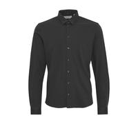 Langarmhemd CASUAL FRIDAY "Langarmhemd CFArthur", Herren, Gr. XXL, N-Gr, grau (schwarz shadow), Obermaterial: 72% Baumwolle CO. 24% Polyester PES. 4% Elasthan EL., Hemden (43934941-XXL) schwarz shadow