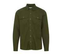 Langarmhemd CASUAL FRIDAY "Langarmhemd CFAton", Herren, Gr. XL, grün (rifle grün), Obermaterial: 67% Viskose LENZINGu00bf ECOVEROu00bf CV LenzEcov. 28% Lyocell CLY. 5% Leinen LI., unifarben, casual, r