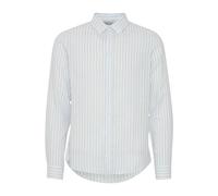 Langarmhemd CASUAL FRIDAY "Langarmhemd CFAton", Herren, Gr. XXL, N-Gr, blau (chambray blau), Obermaterial: 55% Leinen LI. 45% Baumwolle CO., Hemden (62452740-XXL) chambray blau