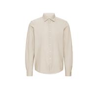 Langarmhemd CASUAL FRIDAY "Langarmhemd CFFris", Herren, Gr. S, N-Gr, braun (silber sage), Obermaterial: 94% Baumwolle CO. 6% Elasthan EL., Hemden (39320853-S) silber sage