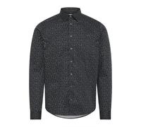 Langarmhemd CASUAL FRIDAY "Langarmhemd CFTAUSON", Herren, Gr. XXL, N-Gr, schwarz (schwarz beauty), Obermaterial: 66% Baumwolle CO. 30% Polyamid PA. 4% Elasthan EL., Hemden (53746938-XXL) schwarz beaut