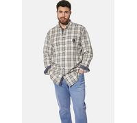 Charles Colby Comfort Fit Hemd beige, Kariert