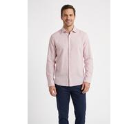 Langarmhemd CINQUE "CISTEVEN", Herren, Gr. XL, N-Gr, pink, Web, Obermaterial: 55% Leinen, 45% Baumwolle, unifarben, regular fit normal, Rundhals, 1-Knopf-Manschette, Hemden, Kentkragen, Regular Fit so
