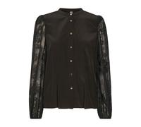 Langarmhemd CULTURE "Langarm - Hemd CUasmine", Damen, Gr. M, N-Gr, schwarz, Obermaterial: 65% Viskose CV. 35% Polyester PES., Hemden (66318267-M) schwarz