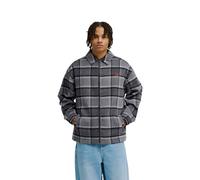 Langarmhemd DC SHOES "Henderson", Herren, Gr. XS, grau (schwarz), Obermaterial: 100% Polyester., Hemden (19937820-XS) schwarz