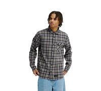 Langarmhemd DC SHOES "Marshal Flannel", Herren, Gr. M, bunt (schwarz 2), Obermaterial: 100% Baumwolle., Hemden (36155720-M) schwarz 2