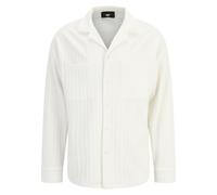 Langarmhemd DEF "DEF DEF Cali Shirt", Herren, Gr. XL, US-Größen, weiß (beige), 97% Baumwolle, 3% Elasthan, unifarben, normal, Hemden (27837334-XL) beige