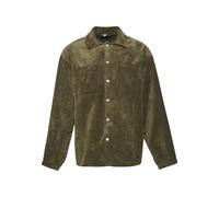Langarmhemd DEF "DEF Herren DEF Cord Shirt", Herren, Gr. XL, US-Größen, grün (olive), 84% Polyester, 16% Polyamid, unifarben, normal, Hemden (29902203-XL) olive