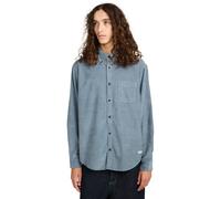 Langarmhemd ELEMENT "Button Down Regular Corduroy", Herren, Gr. S, US-Größen, blau mirage, Obermaterial: 100% Walkfrottier;, Hemden (23905707-S) blau mirage