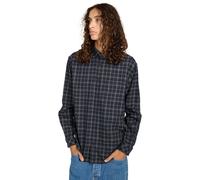 Langarmhemd ELEMENT "Button Down Regular Flannel", Herren, Gr. XS, US-Größen, tartan blau, 100% Baumwolle, Hemden (22994125-XS) tartan blau