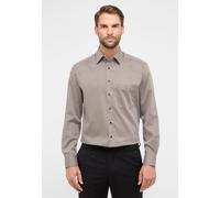 Langarmhemd ETERNA "COMFORT FIT", Damen, Gr. 45, Normalgrößen, mandel, Twill, 100% Baumwolle, normal, Manschette, Hemden, NON IRON (bügelfrei) (47239441-45) mandel